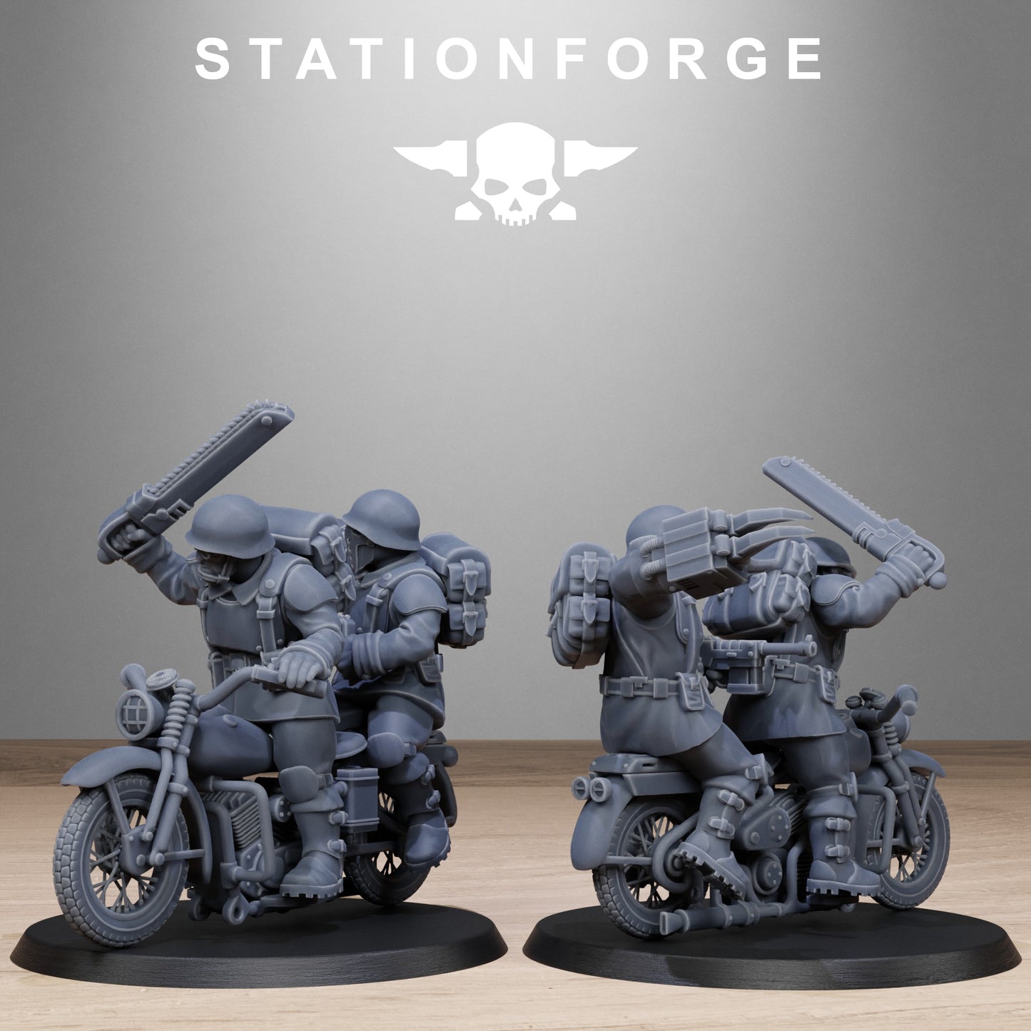 FreeGuard Bikers (x10) - TTRPG - Wargaming - Grimdark