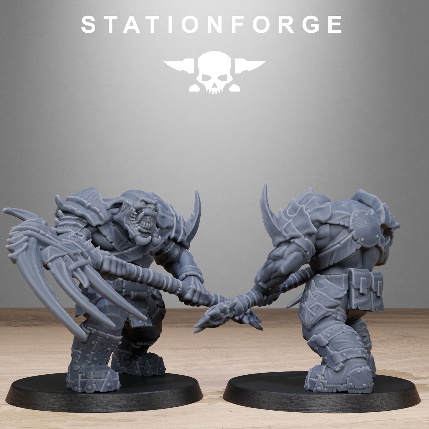 Orkaz Biotech Looters (x10) - by Station Forge - TTRPG - Wargaming - Grimdark