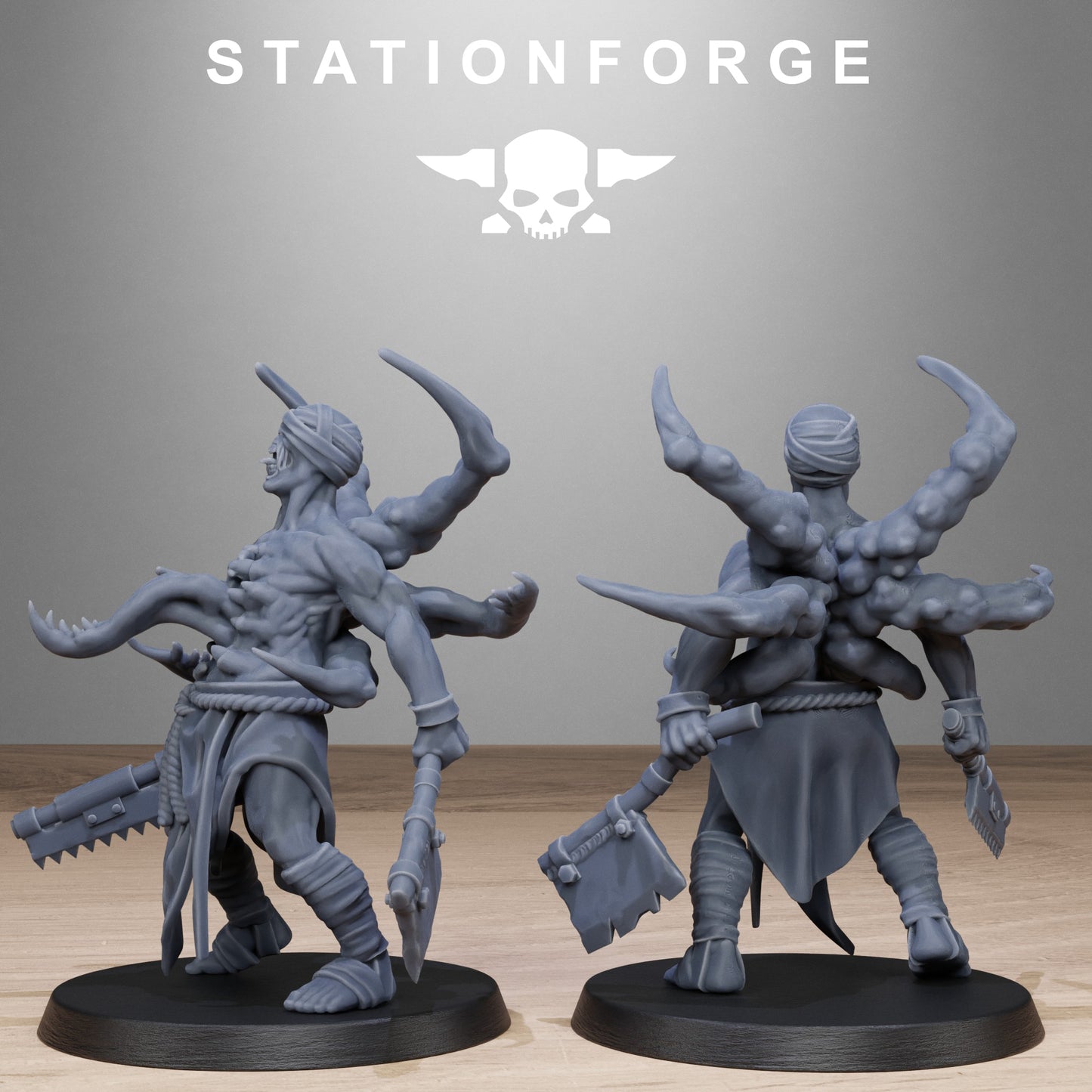 Corrupted Guard Butchers (x10) - TTRPG - Wargaming - Grimdark