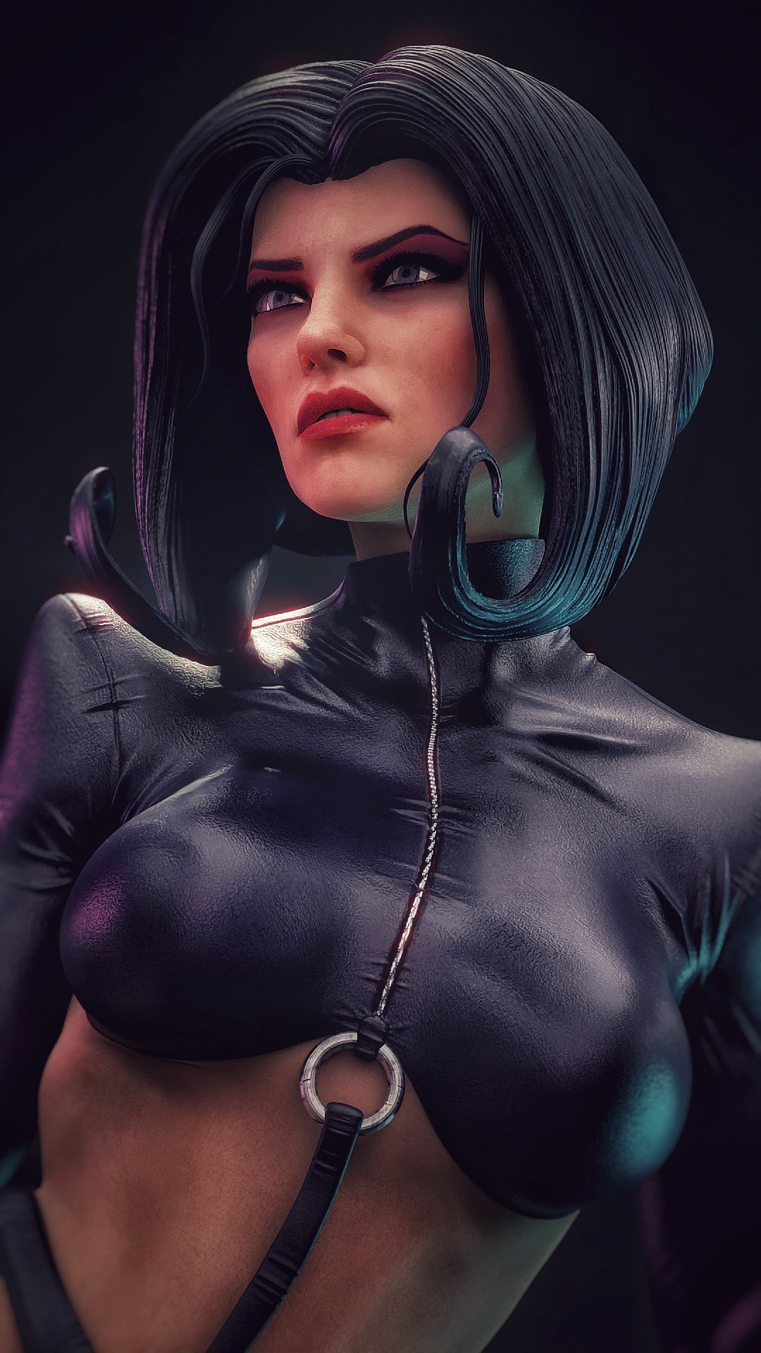 Aeon Flux Sculpture (75mm to 500mm) - Unassembled/Unpainted/3D Print