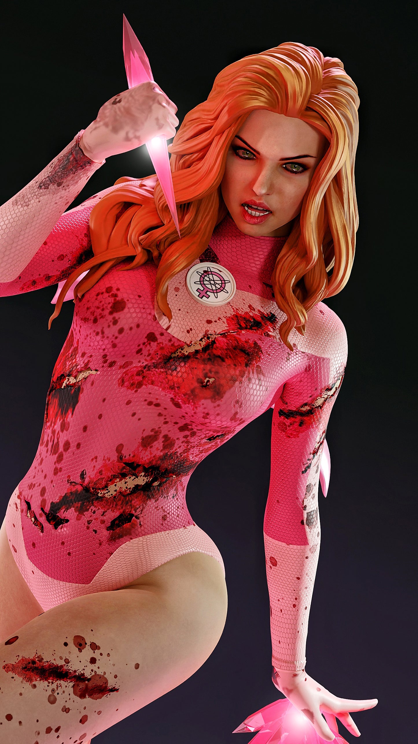 Atom Eve Sculpture (75mm to 500mm) - Unassembled/Unpainted/3D Print