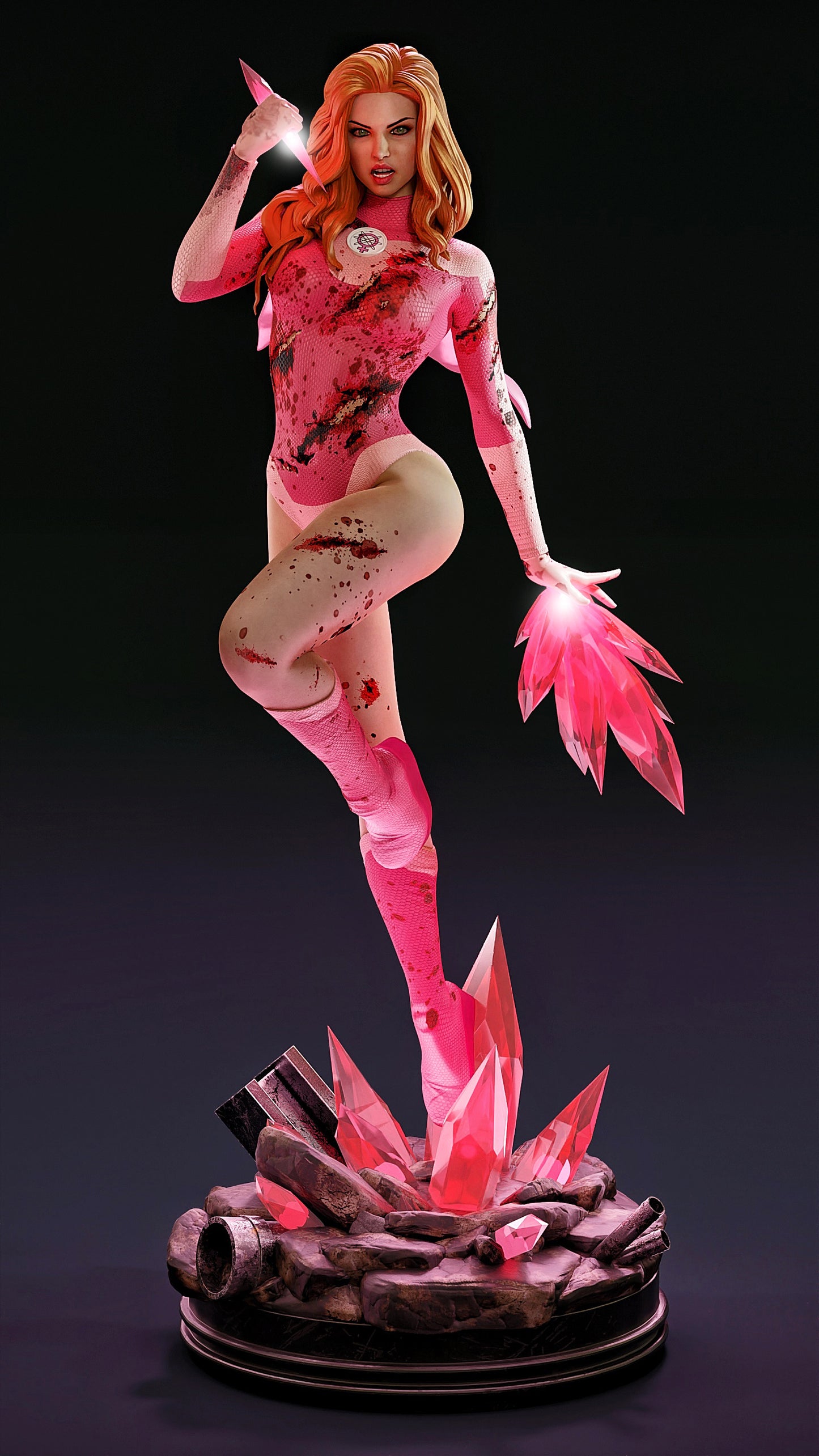 Atom Eve Sculpture (75mm to 500mm) - Unassembled/Unpainted/3D Print