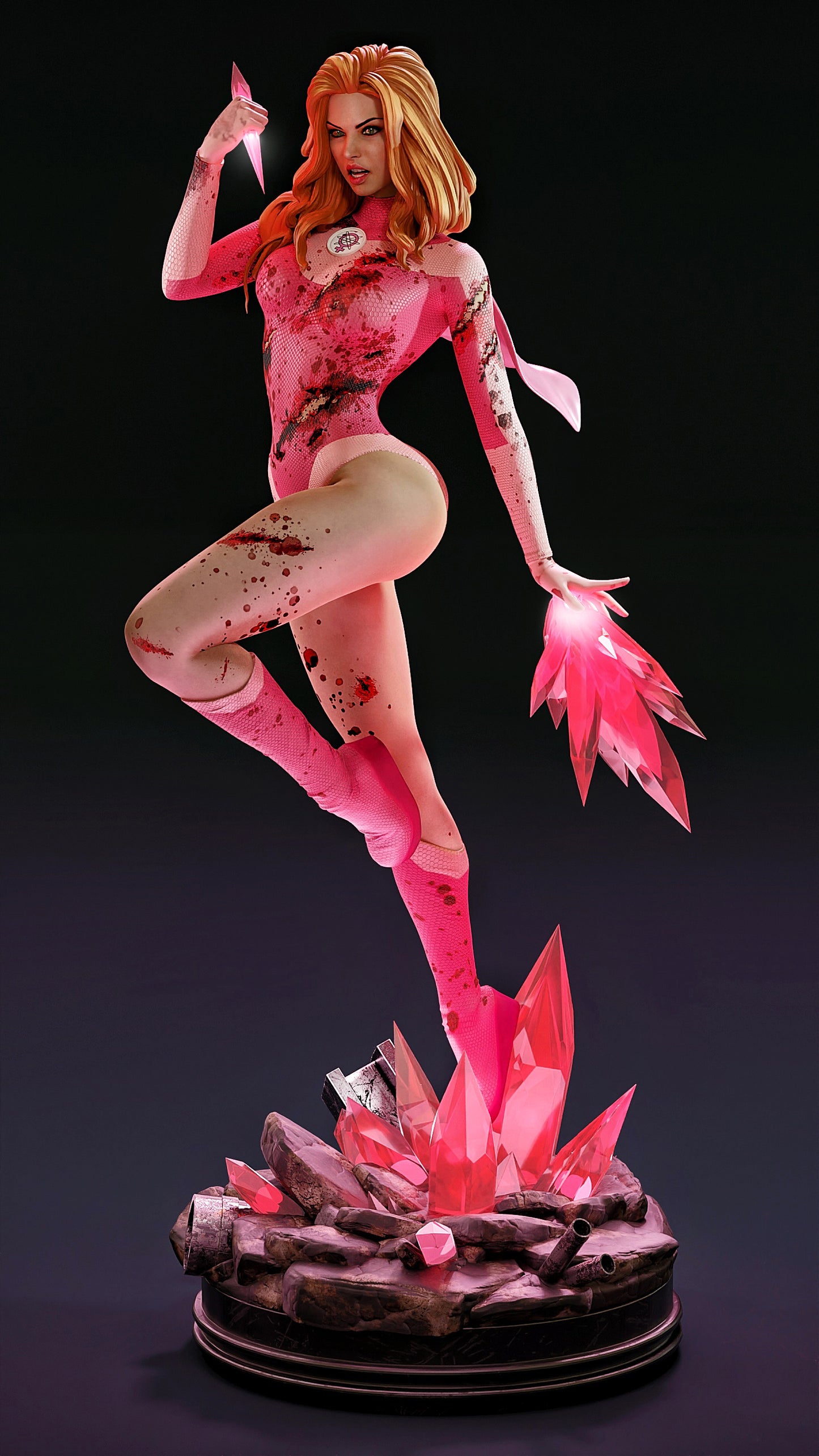 Atom Eve Sculpture (75mm to 500mm) - Unassembled/Unpainted/3D Print