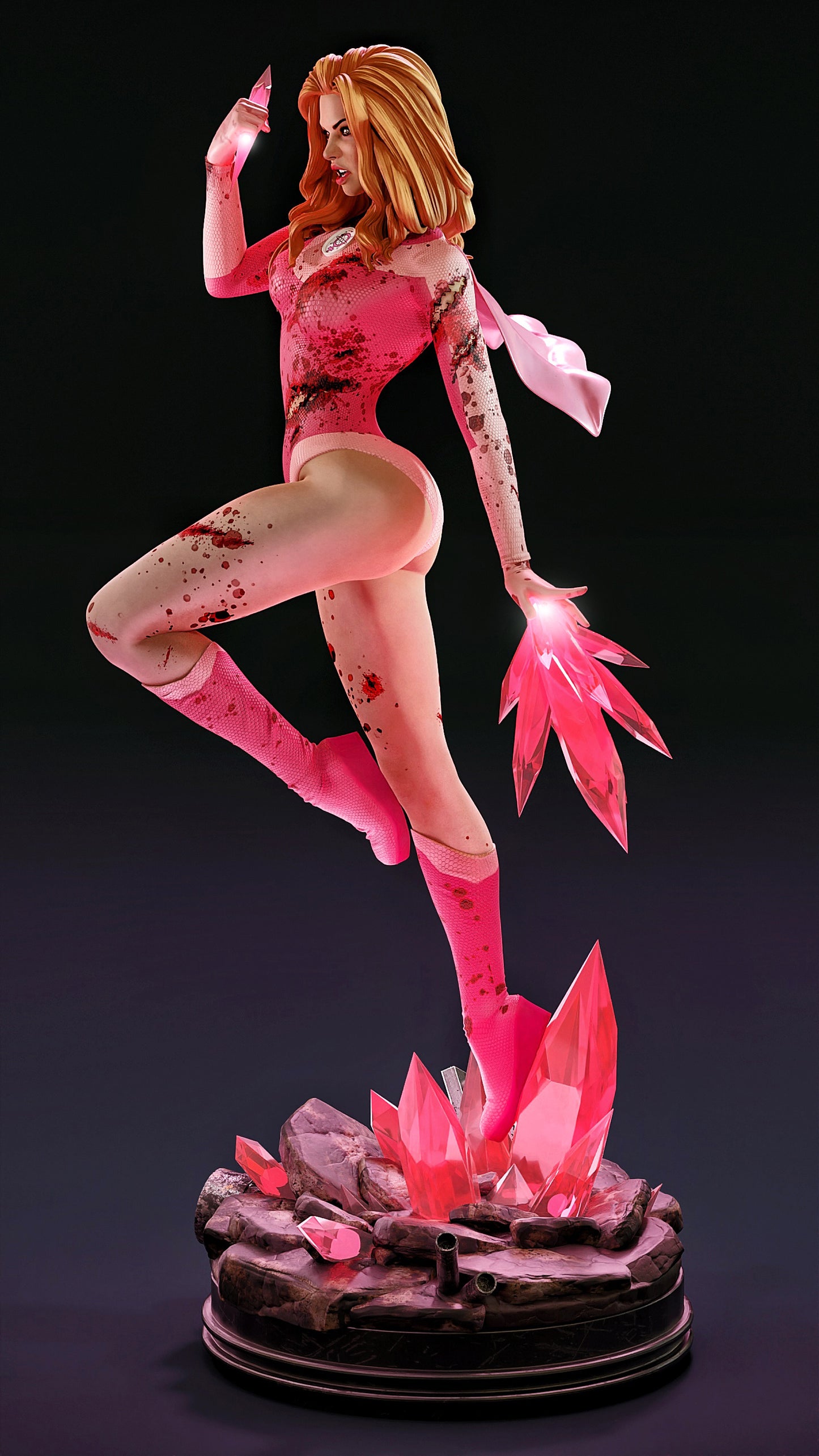 Atom Eve Sculpture (75mm to 500mm) - Unassembled/Unpainted/3D Print