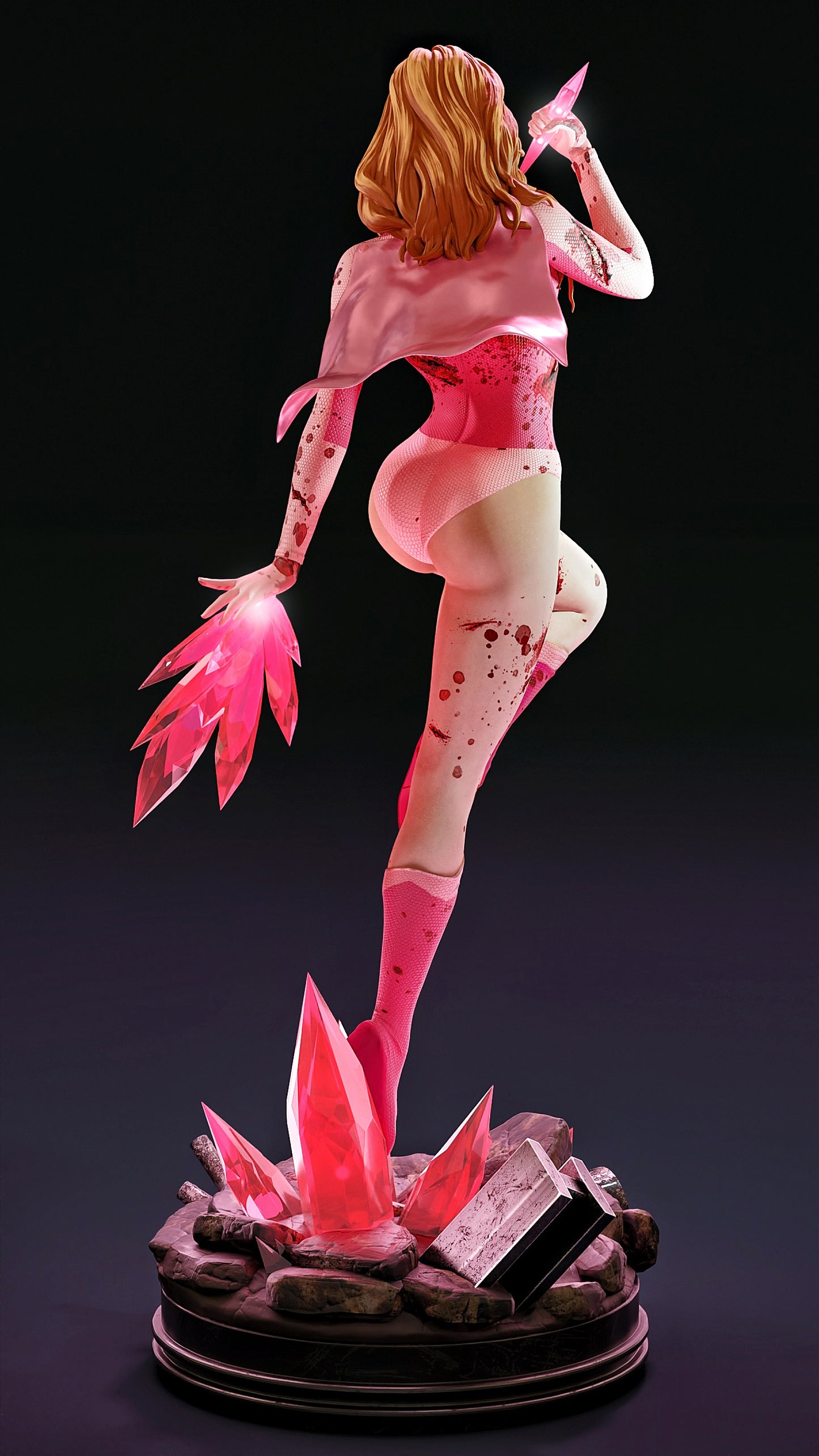 Atom Eve Sculpture (75mm to 500mm) - Unassembled/Unpainted/3D Print