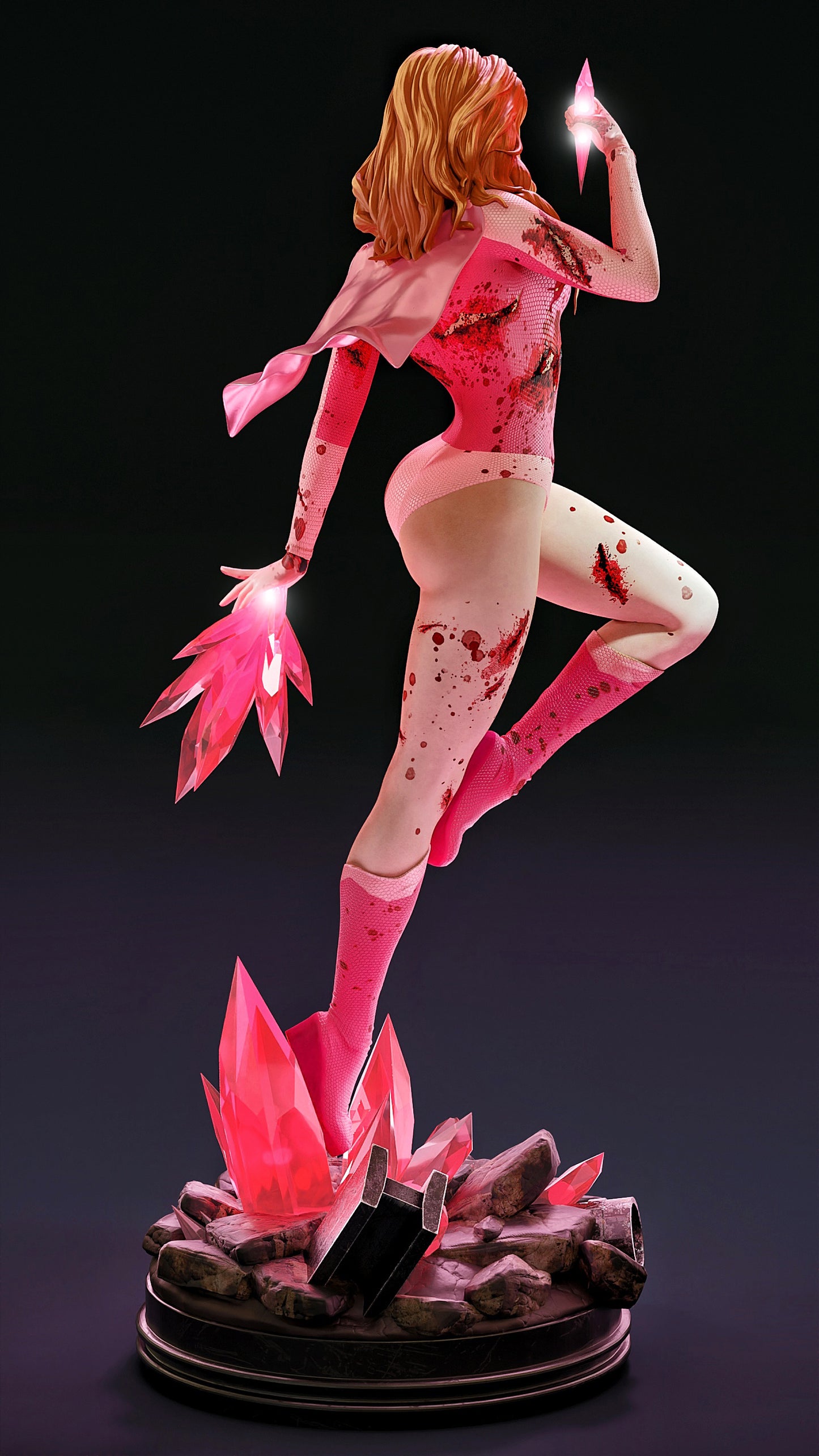 Atom Eve Sculpture (75mm to 500mm) - Unassembled/Unpainted/3D Print