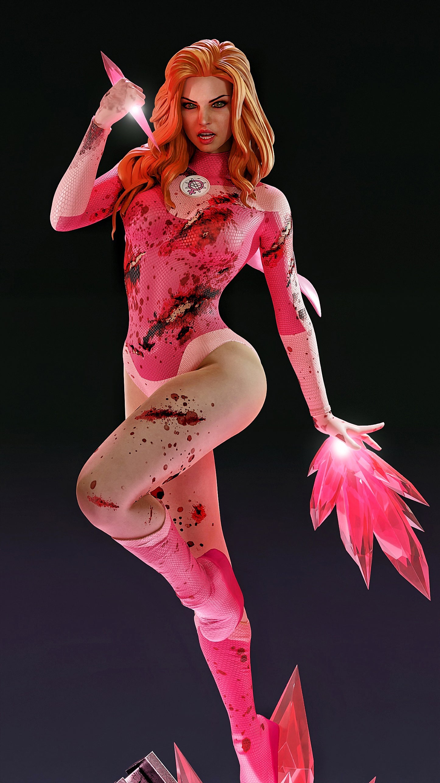 Atom Eve Sculpture (75mm to 500mm) - Unassembled/Unpainted/3D Print
