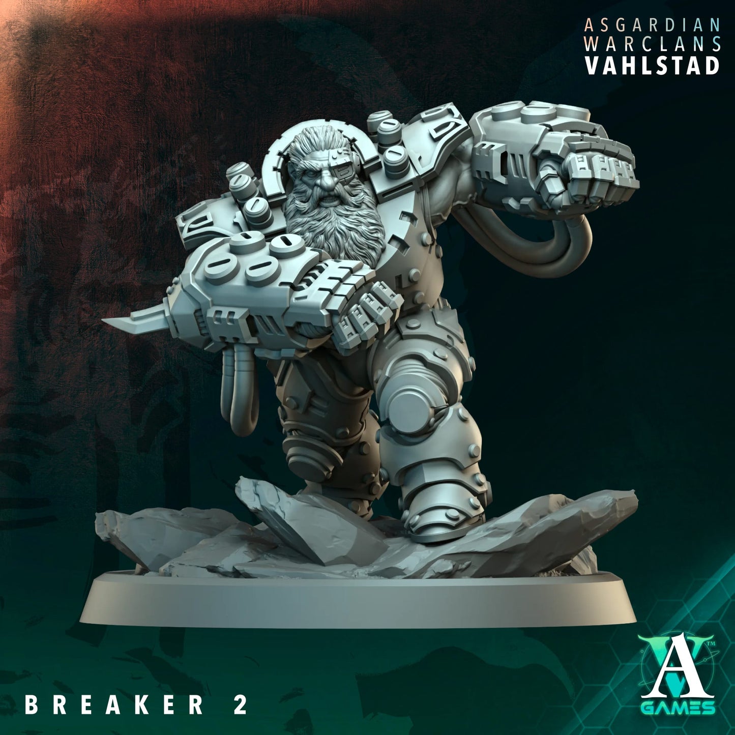 Breaker (x5) - Asgardian Warclans - Vahlstad - TTRPG - Wargaming - Grimdark