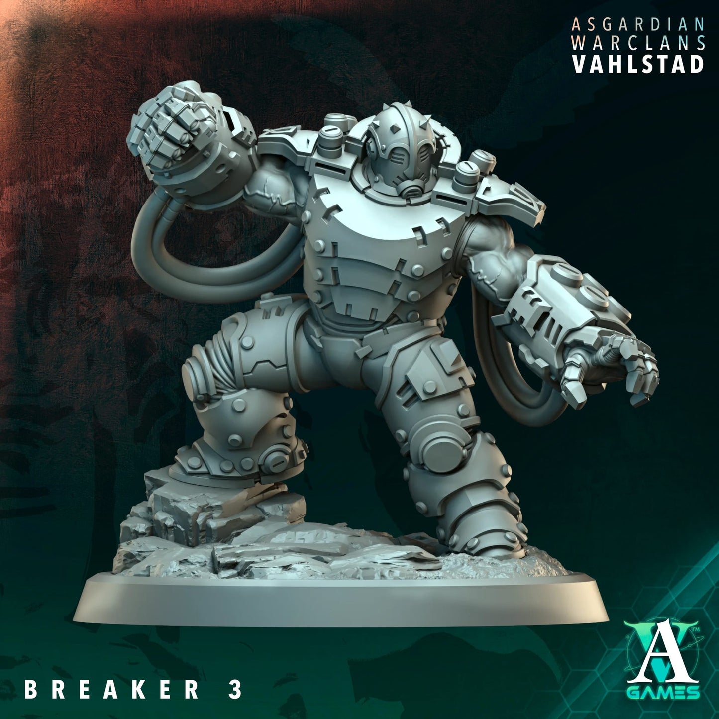 Breaker (x5) - Asgardian Warclans - Vahlstad - TTRPG - Wargaming - Grimdark