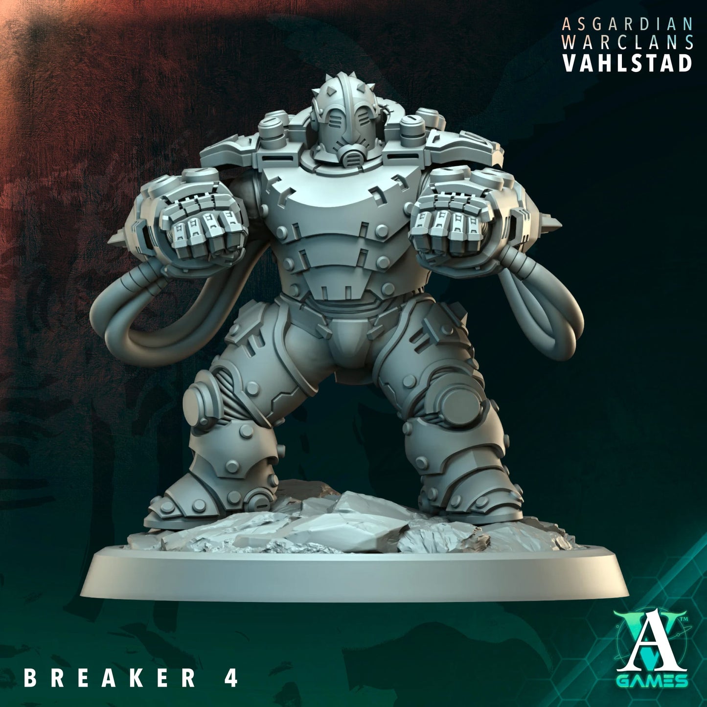 Breaker (x5) - Asgardian Warclans - Vahlstad - TTRPG - Wargaming - Grimdark