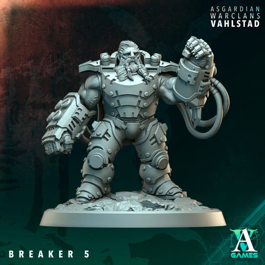 Breaker (x5) - Asgardian Warclans - Vahlstad - TTRPG - Wargaming - Grimdark