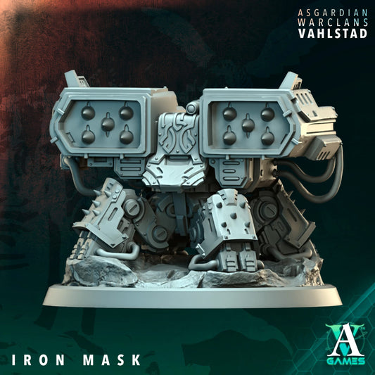 Iron Mask - Asgardian Warclans - Vahlstad - TTRPG - Wargaming - Grimdark
