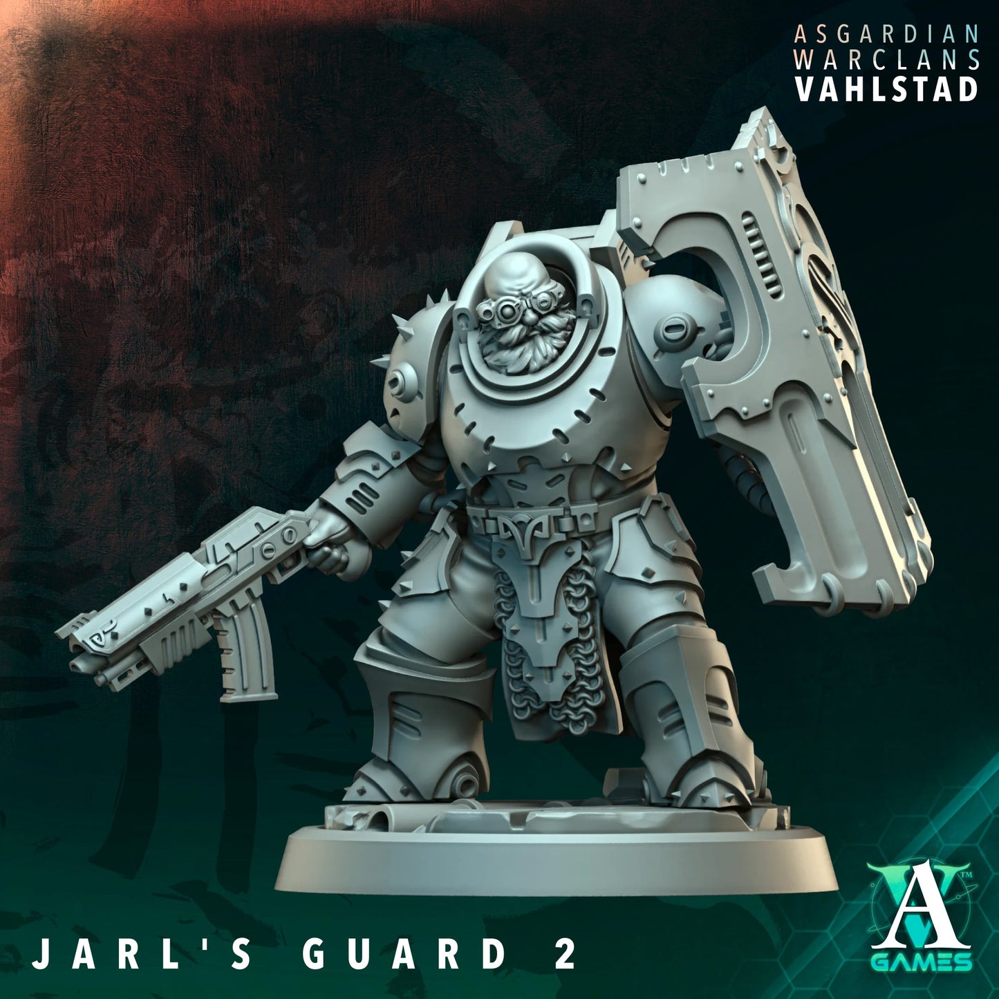 Jarl's Guard (x10) - Asgardian Warclans - Vahlstad - TTRPG - Wargaming Grimdark