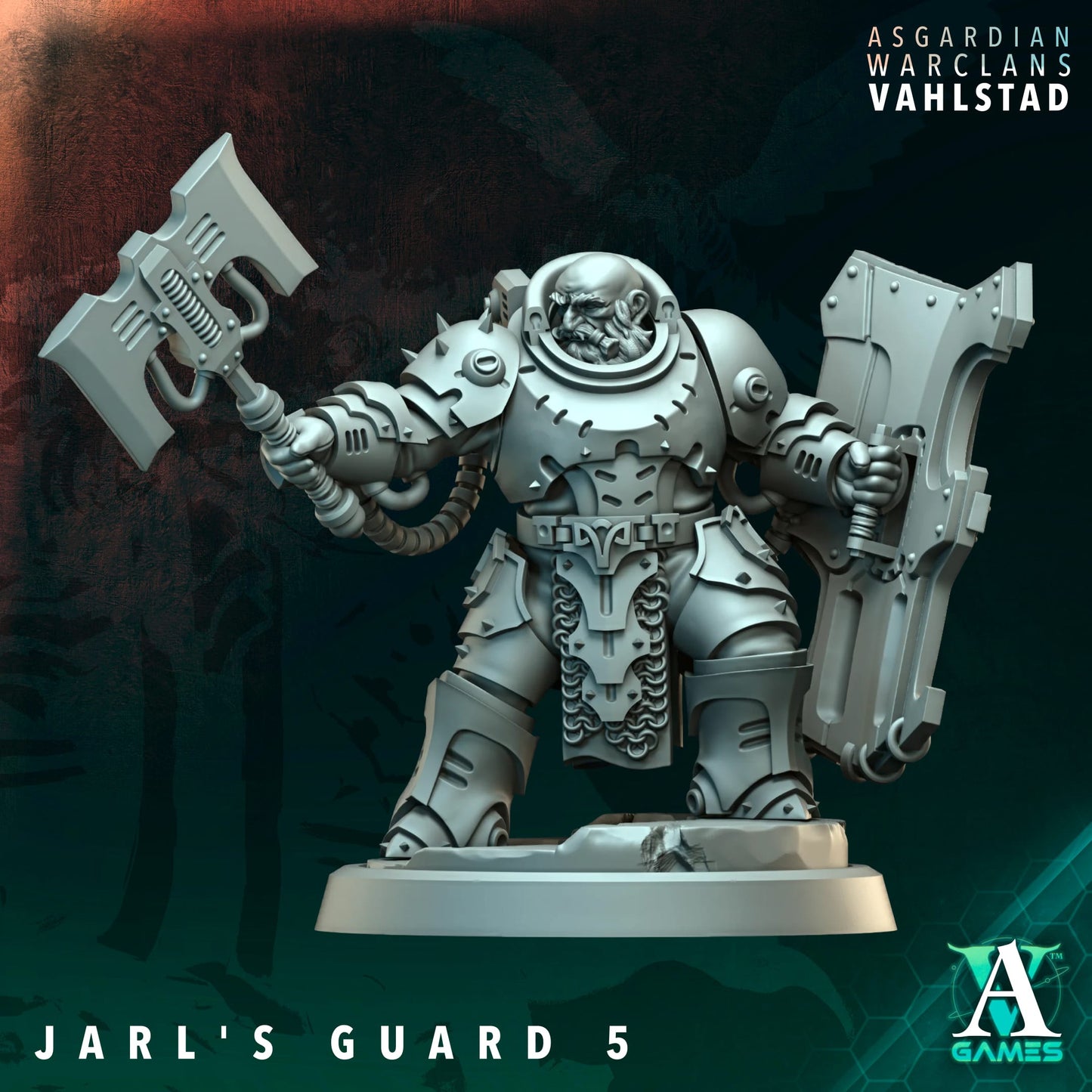 Jarl's Guard (x10) - Asgardian Warclans - Vahlstad - TTRPG - Wargaming Grimdark