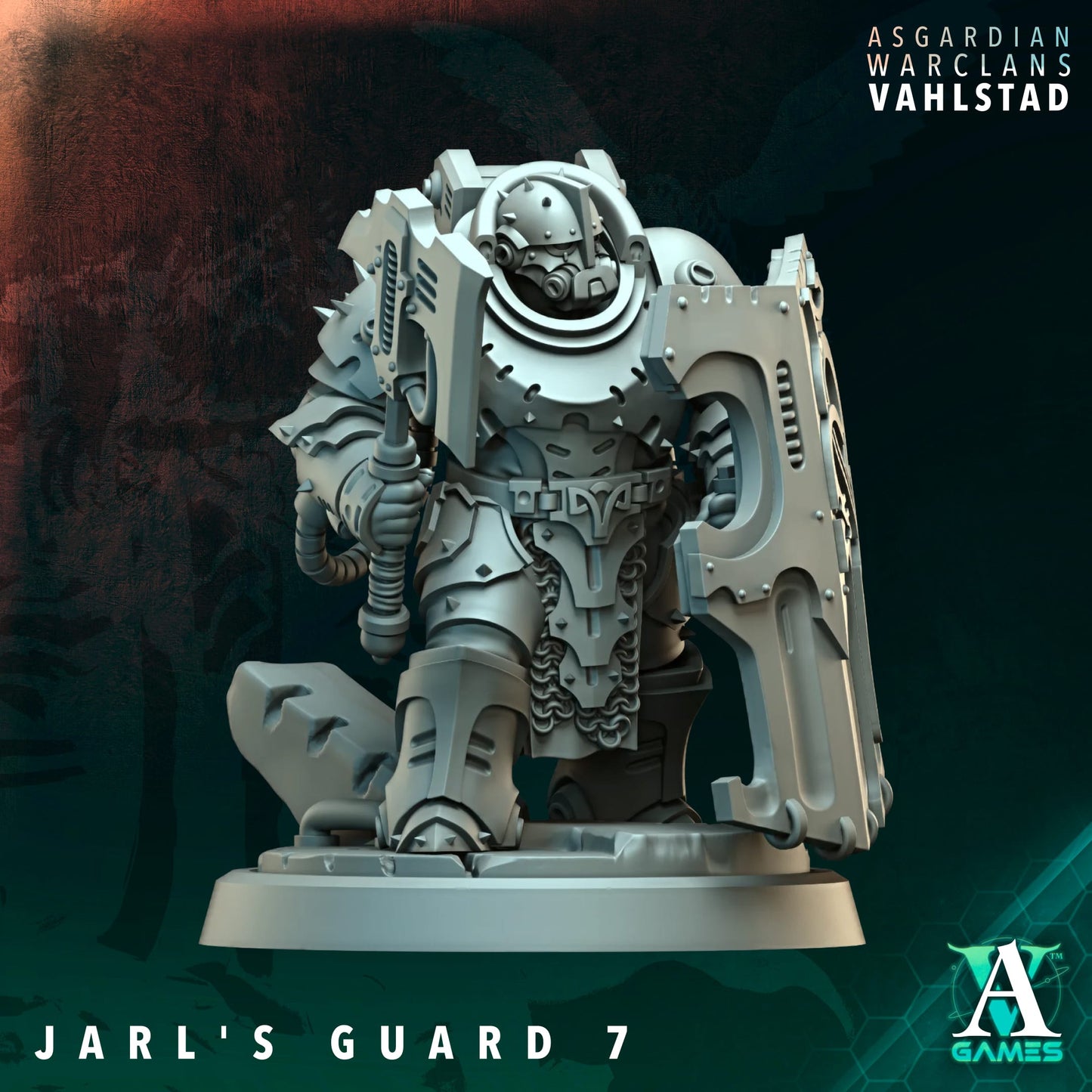 Jarl's Guard (x10) - Asgardian Warclans - Vahlstad - TTRPG - Wargaming Grimdark