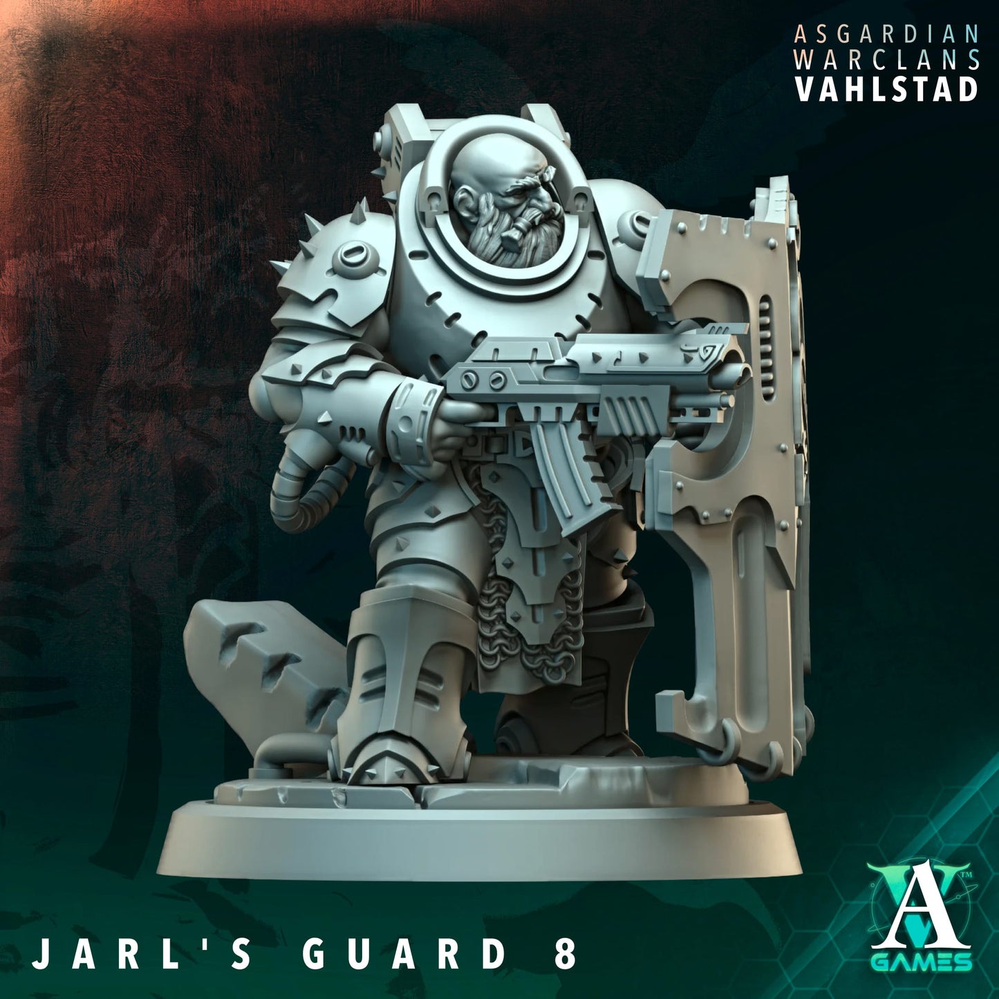 Jarl's Guard (x10) - Asgardian Warclans - Vahlstad - TTRPG - Wargaming Grimdark