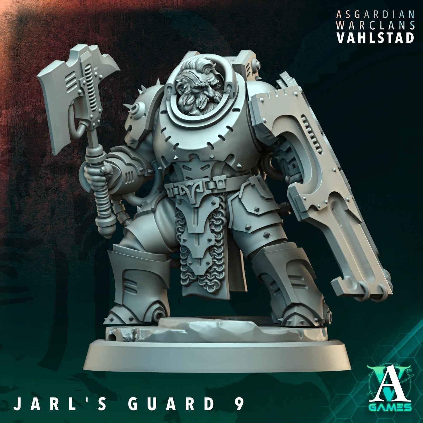 Jarl's Guard (x10) - Asgardian Warclans - Vahlstad - TTRPG - Wargaming Grimdark