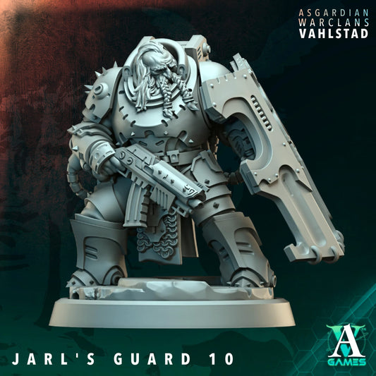 Jarl's Guard (x10) - Asgardian Warclans - Vahlstad - TTRPG - Wargaming Grimdark