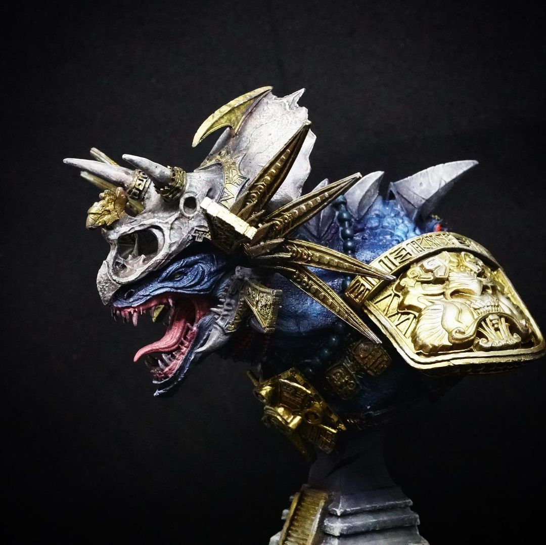 AZUL’ANOK LOYAL-BEYOND-DEATH - Bust - by 3DartDigital- Tabletop RPG Miniature - Roleplaying 3D Printed Fantasy Mini