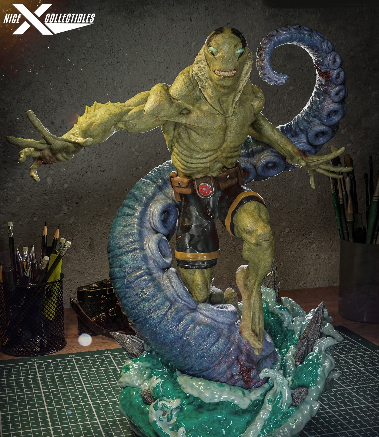Abe Sapien Sculpture (75mm to 500mm)  - Unassembled/Unpainted/3D Print
