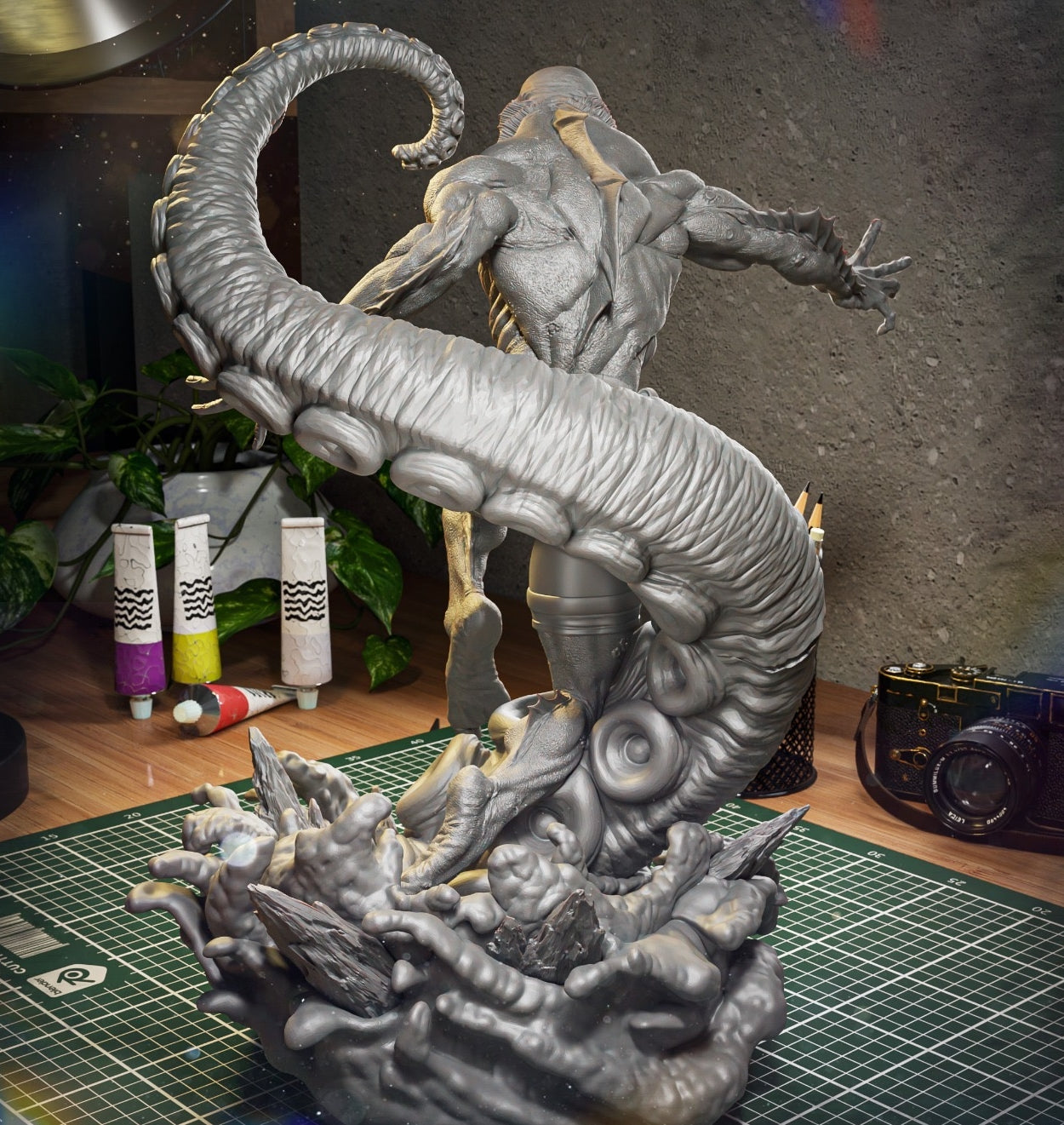 Abe Sapien Sculpture (75mm to 500mm)  - Unassembled/Unpainted/3D Print