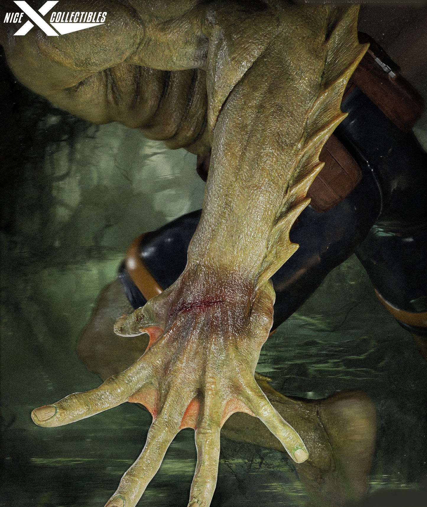 Abe Sapien Sculpture (75mm to 500mm)  - Unassembled/Unpainted/3D Print