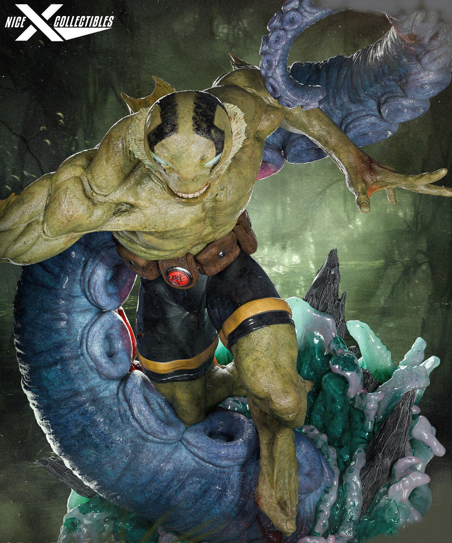 Abe Sapien Sculpture (75mm to 500mm)  - Unassembled/Unpainted/3D Print