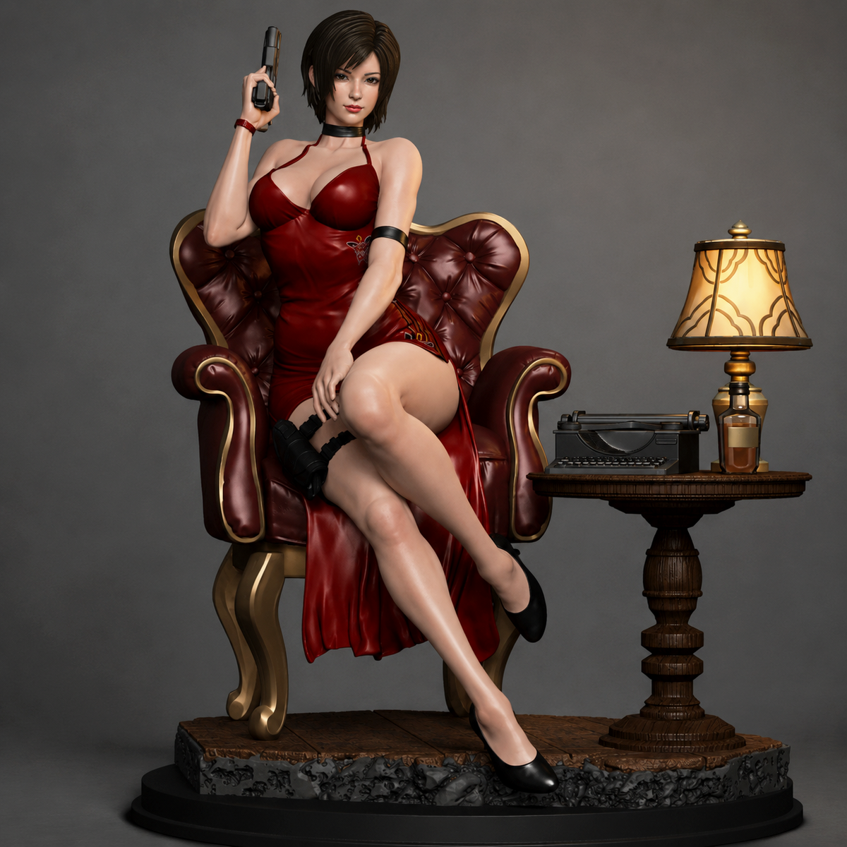 Ava Wong Sculpture (75mm to 500mm) - Unassembled/Unpainted/3D Print