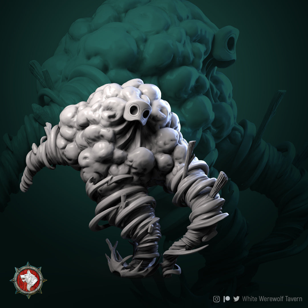 Air Elemental - by White Wolf Tavern - Tabletop RPG Miniature - Roleplaying 3D Printed Fantasy Mini