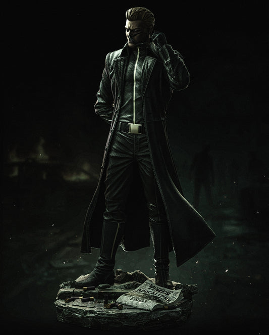 Albert Wesker Sculpture (75mm to 500mm) - Unassembled/Unpainted/3D Print