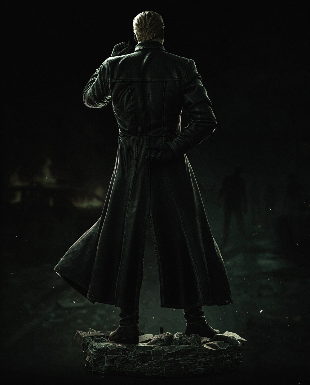 Albert Wesker Sculpture (75mm to 500mm) - Unassembled/Unpainted/3D Print