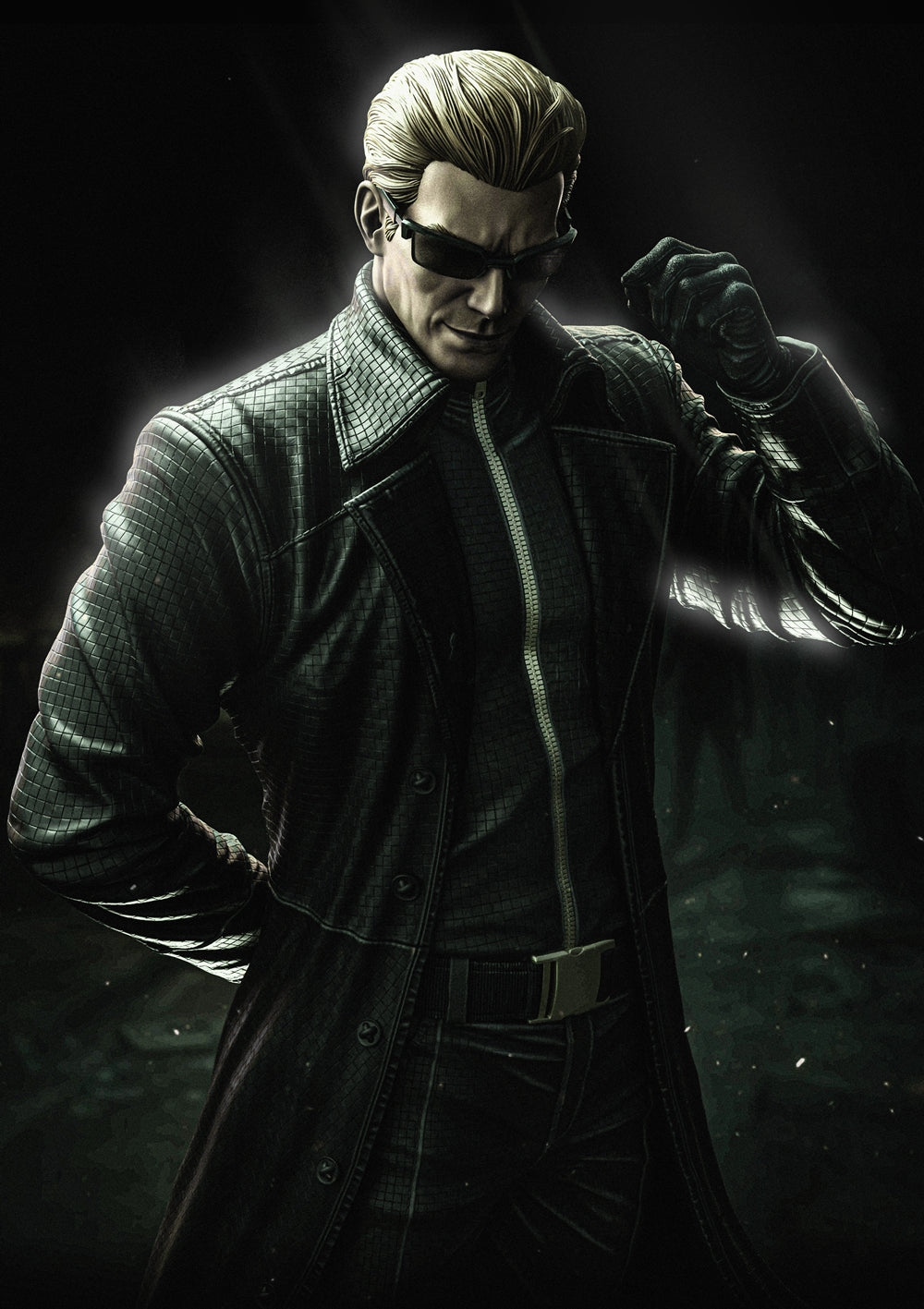 Albert Wesker Sculpture (75mm to 500mm) - Unassembled/Unpainted/3D Print