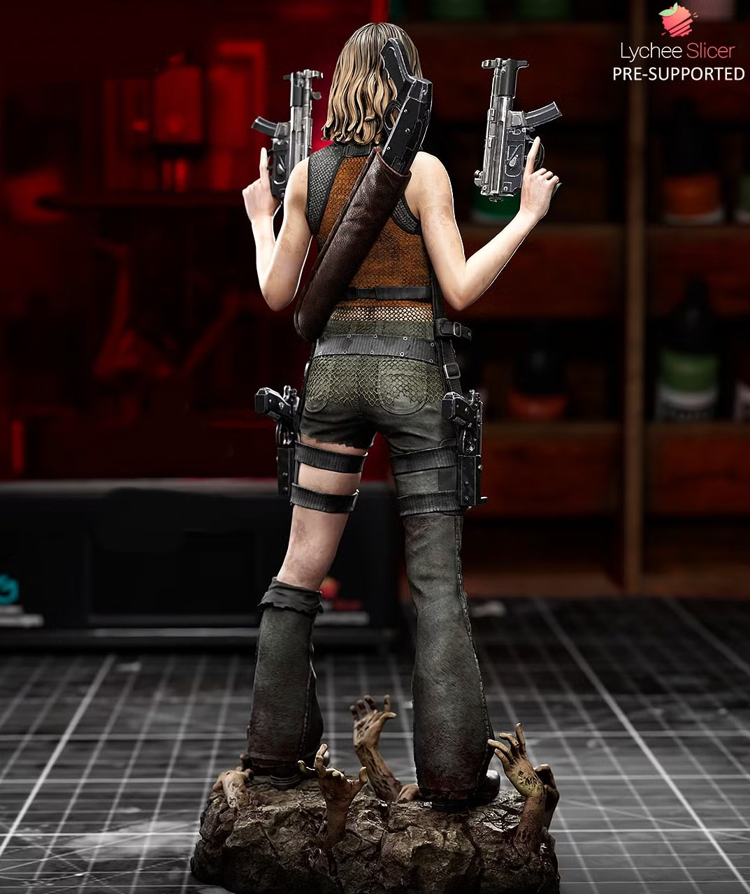 Alice Sculpture (75mm - 500mm) - Unassembled/Unpainted/3D Print