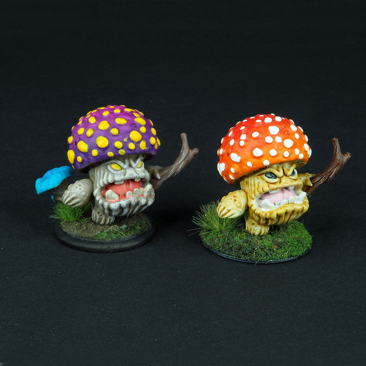 Amanita - Mushroom People - Forest Creatures - Dungeons and Dragons - by La Louvre - Tabletop RPG Miniature - Roleplaying 3D Printed Fantasy Mini