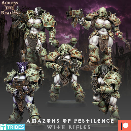 Amazons of Pestilence (x5) - TTRPG - Wargaming - Grimdark