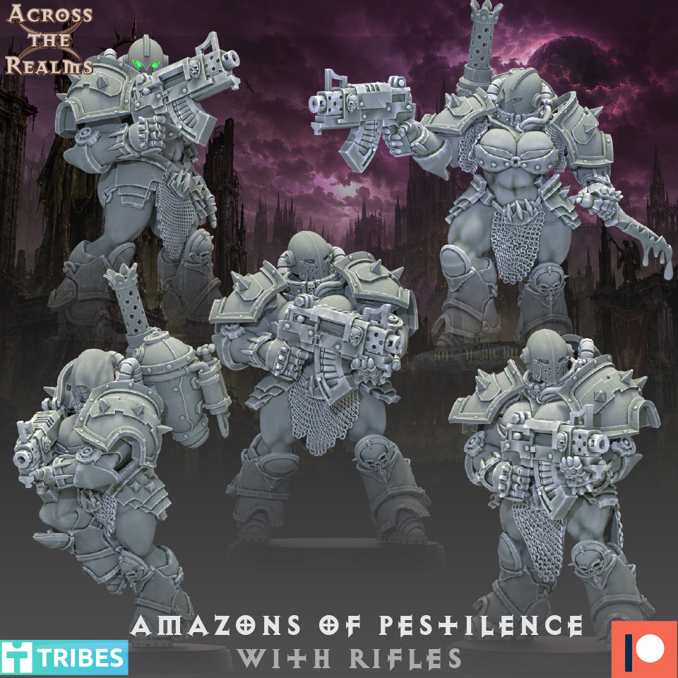 Amazons of Pestilence (x5) - TTRPG - Wargaming - Grimdark