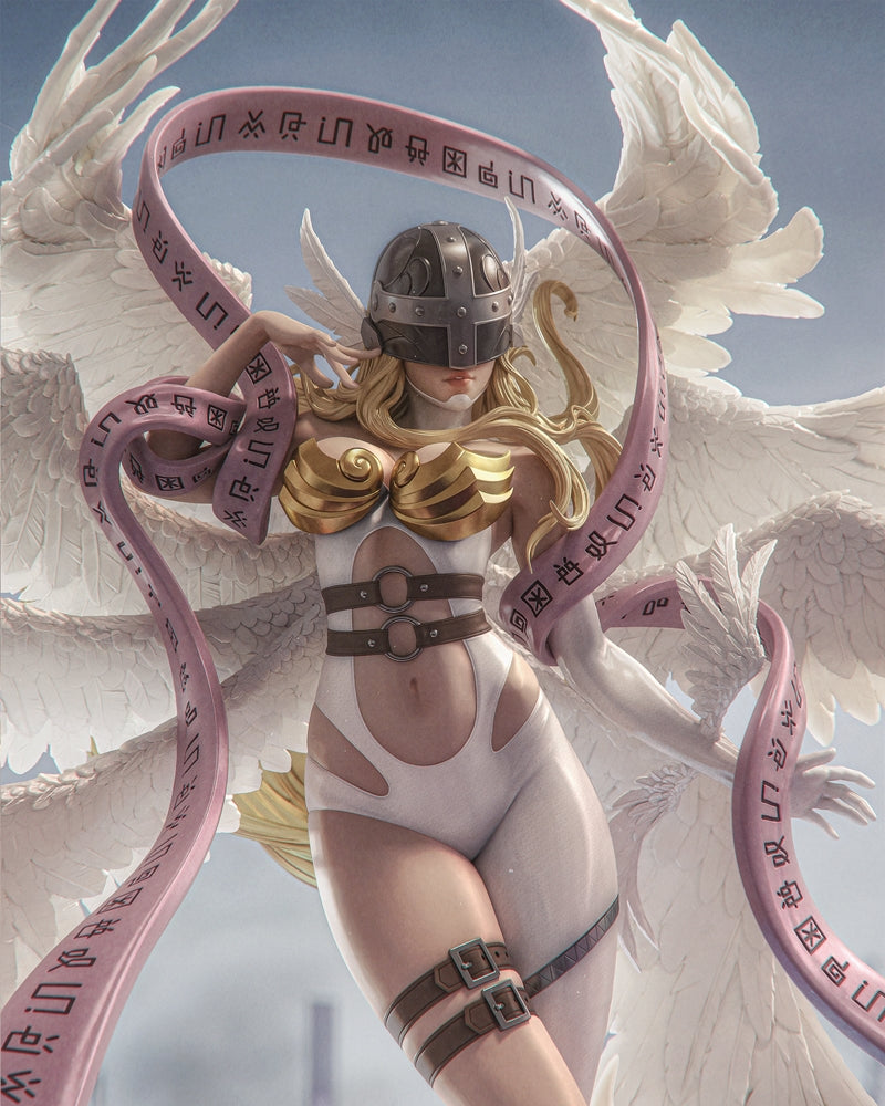 Angewomon Sculpture(75mm to 500mm) - Unassembled/Unpainted/3D Print
