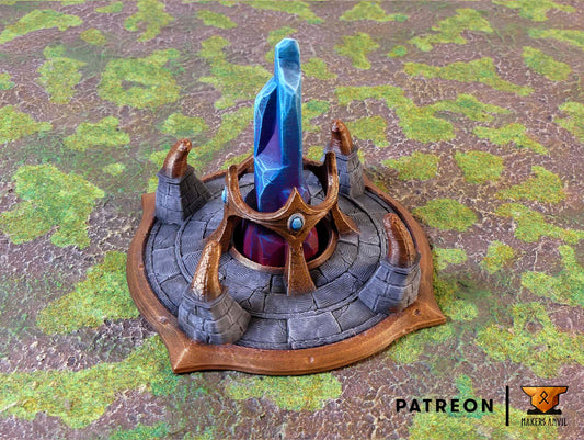 Arcane pillar - Terrain - by Makers Anvil - Tabletop RPG Miniature - Roleplaying 3D Printed Fantasy Mini