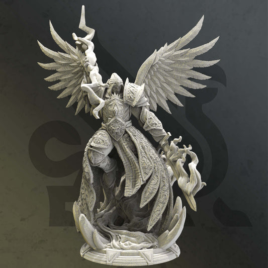 ArchAngel of Justice - Erdrydion - Divine of Truth and Justice - Dungeons and Dragons - by DM Stash- Tabletop RPG Miniature - Roleplaying 3D Printed Fantasy Mini