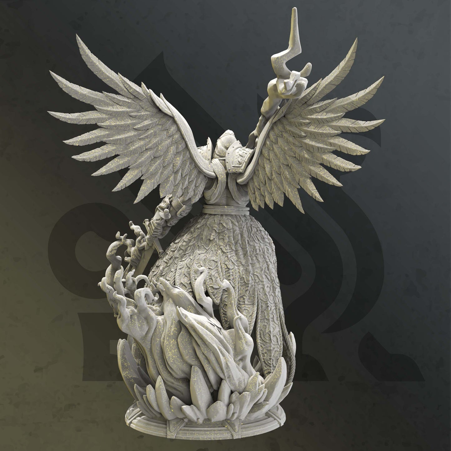 ArchAngel of Justice - Erdrydion - Divine of Truth and Justice - Dungeons and Dragons - by DM Stash- Tabletop RPG Miniature - Roleplaying 3D Printed Fantasy Mini