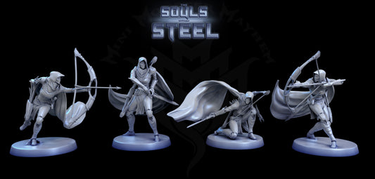 Argent Conscripts - Dungeons and Dragons - by Mini Monster Mayhem- Tabletop RPG Miniature - Roleplaying 3D Printed Fantasy Mini