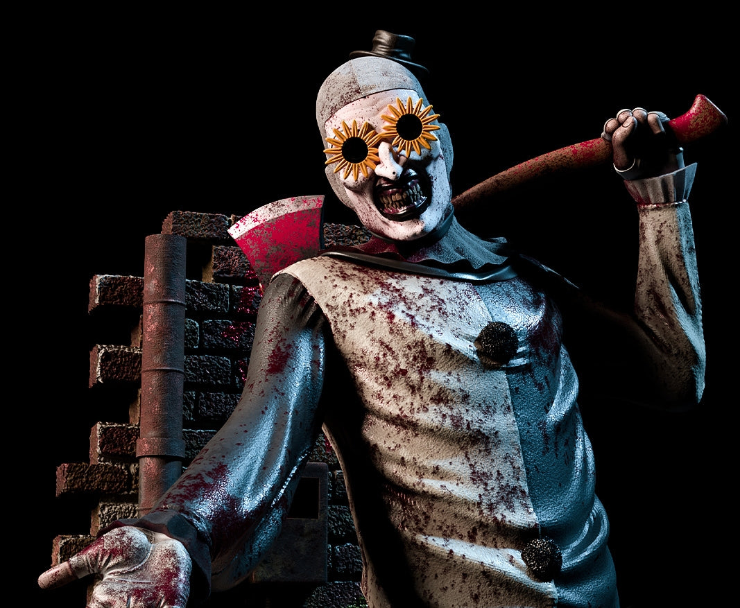 Sculpture d'Art the Clown de Terrifier (75 mm à 500 mm) - Non assemblé/Non peint/Impression 3D