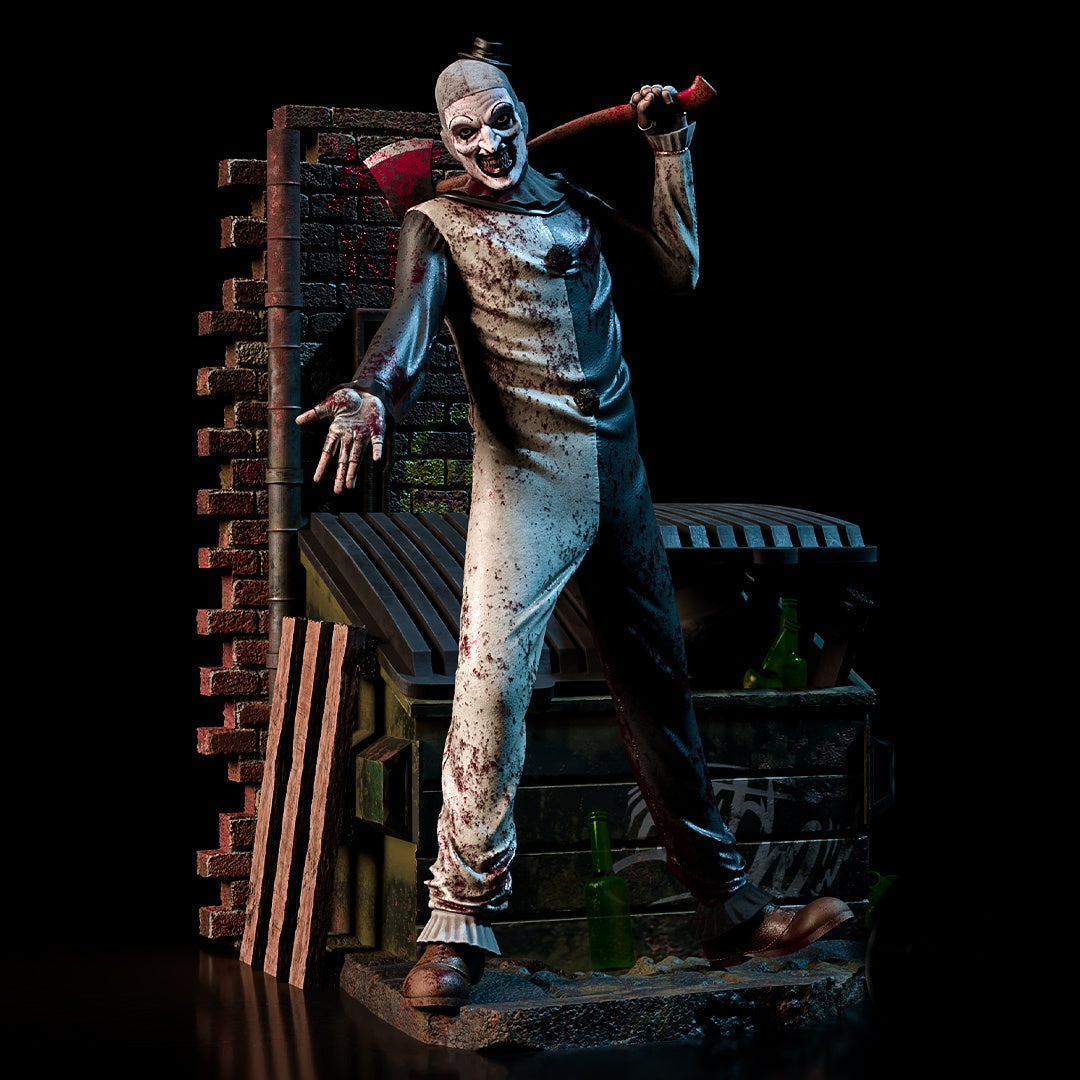 Sculpture d'Art the Clown de Terrifier (75 mm à 500 mm) - Non assemblé/Non peint/Impression 3D