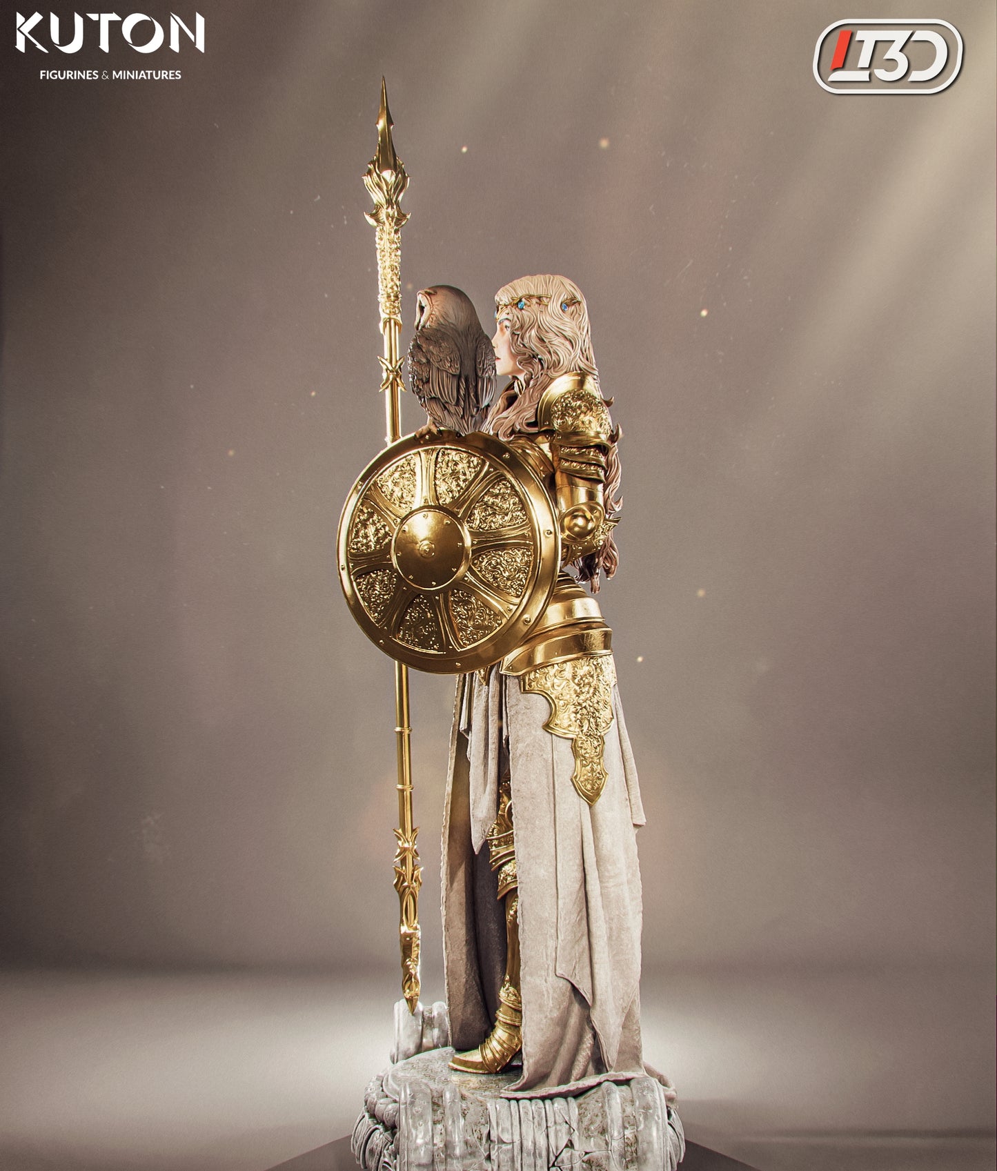 Aurelia Sculpture (75mm to 500mm) - Unassembled/Unpainted/3D Print