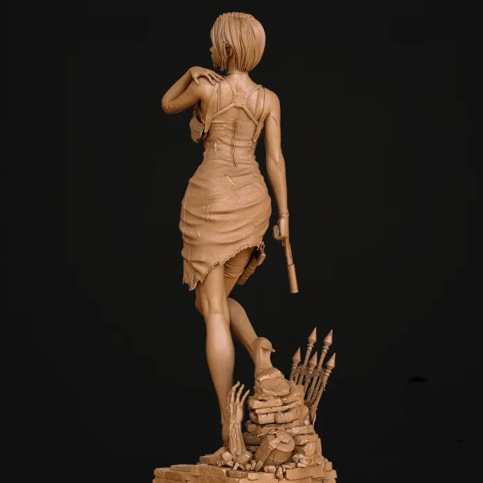 Ada Wong Sculpture(75mm to 1000mm) - Unassembled/Unpainted/3D Print