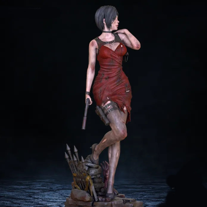 Ada Wong Sculpture(75mm to 1000mm) - Unassembled/Unpainted/3D Print