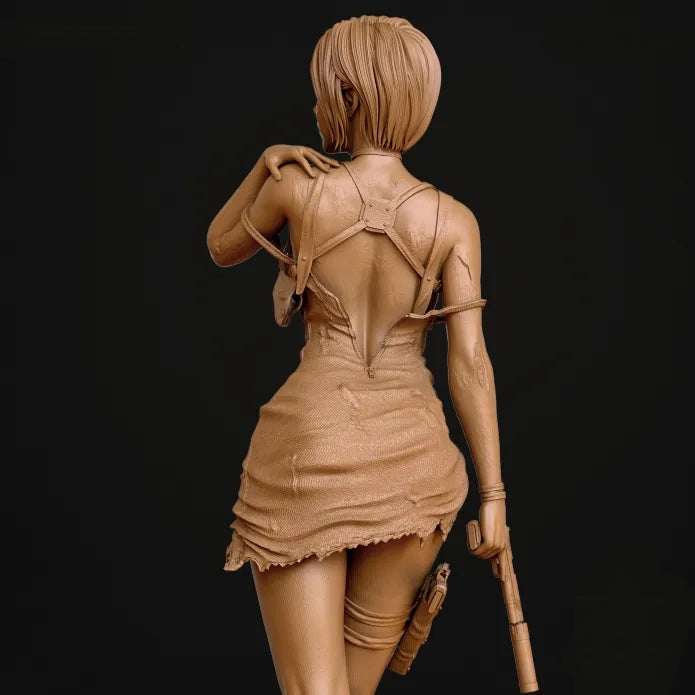 Ada Wong NSFW Sculpture(75mm to 1000mm) - Unassembled/Unpainted/3D Print