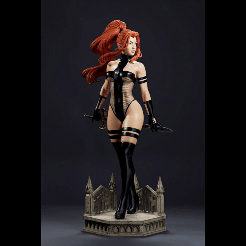 Avengeline Sculpture (75mm to 500mm) - Unassembled/Unpainted/3D Print