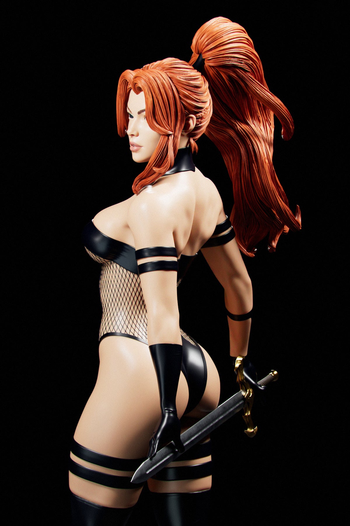 Avengeline Sculpture (75mm to 500mm) - Unassembled/Unpainted/3D Print
