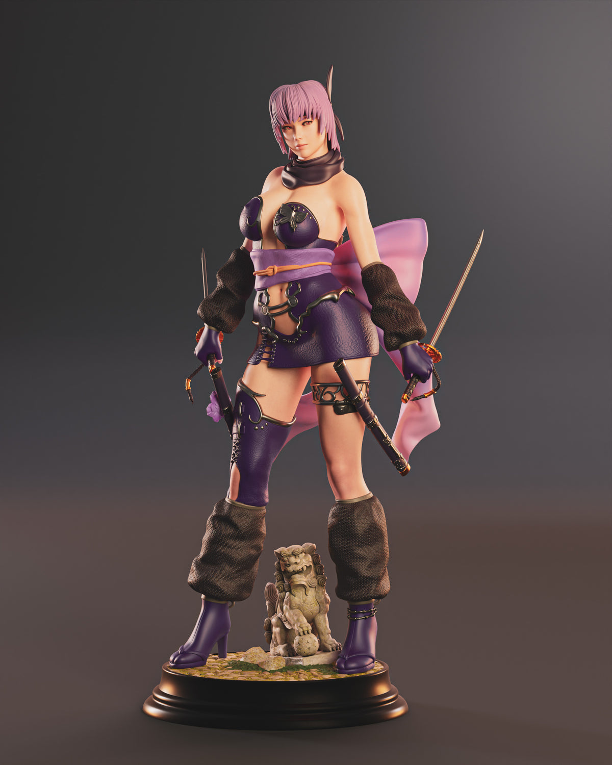 Ayane Sculpture (75mm to 500mm) - Unassembled/Unpainted/3D Print